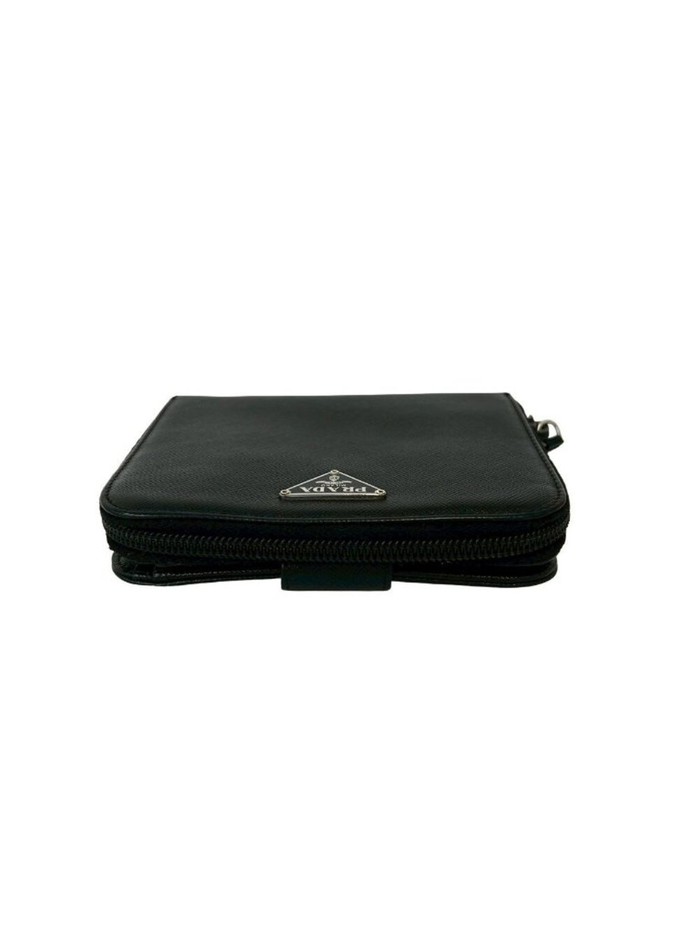 Prada Saffiano Leather Bifold Wallet Mini Black - Picture 3 of 10